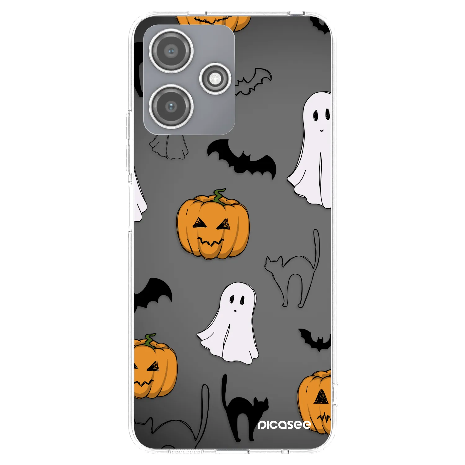 Picasee silikonski prozorni ovitek za Xiaomi Redmi 12 5G - Spooky crew