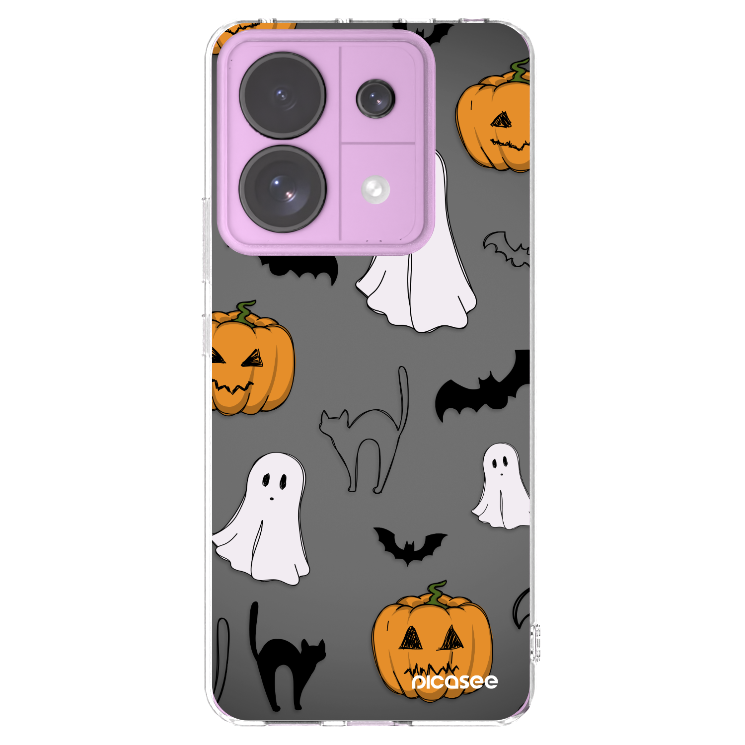 Picasee silikonski prozorni ovitek za Xiaomi Redmi Note 13 Pro 5G - Spooky crew