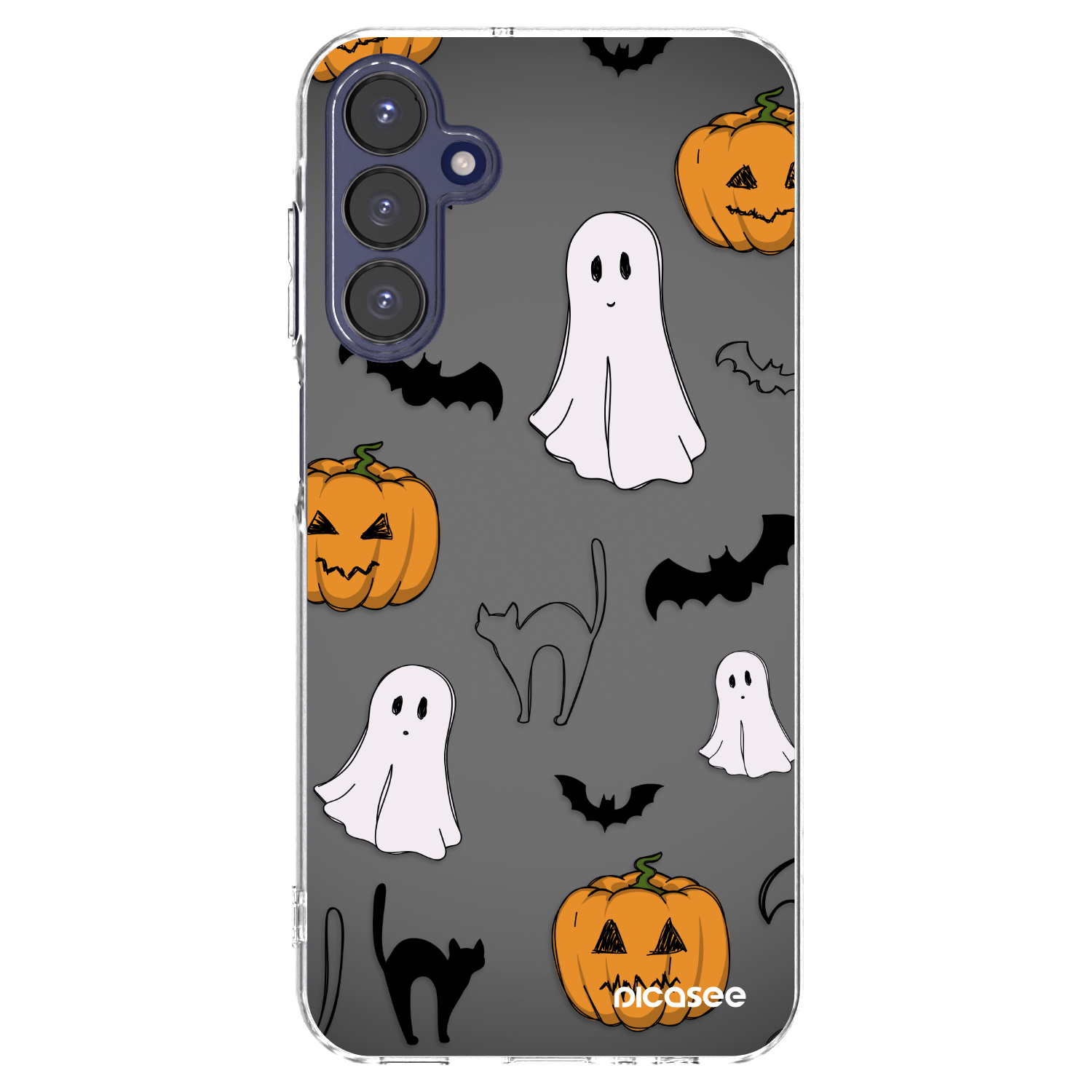 Picasee silikonski prozorni ovitek za Samsung Galaxy A15 A155F 4G - Spooky crew