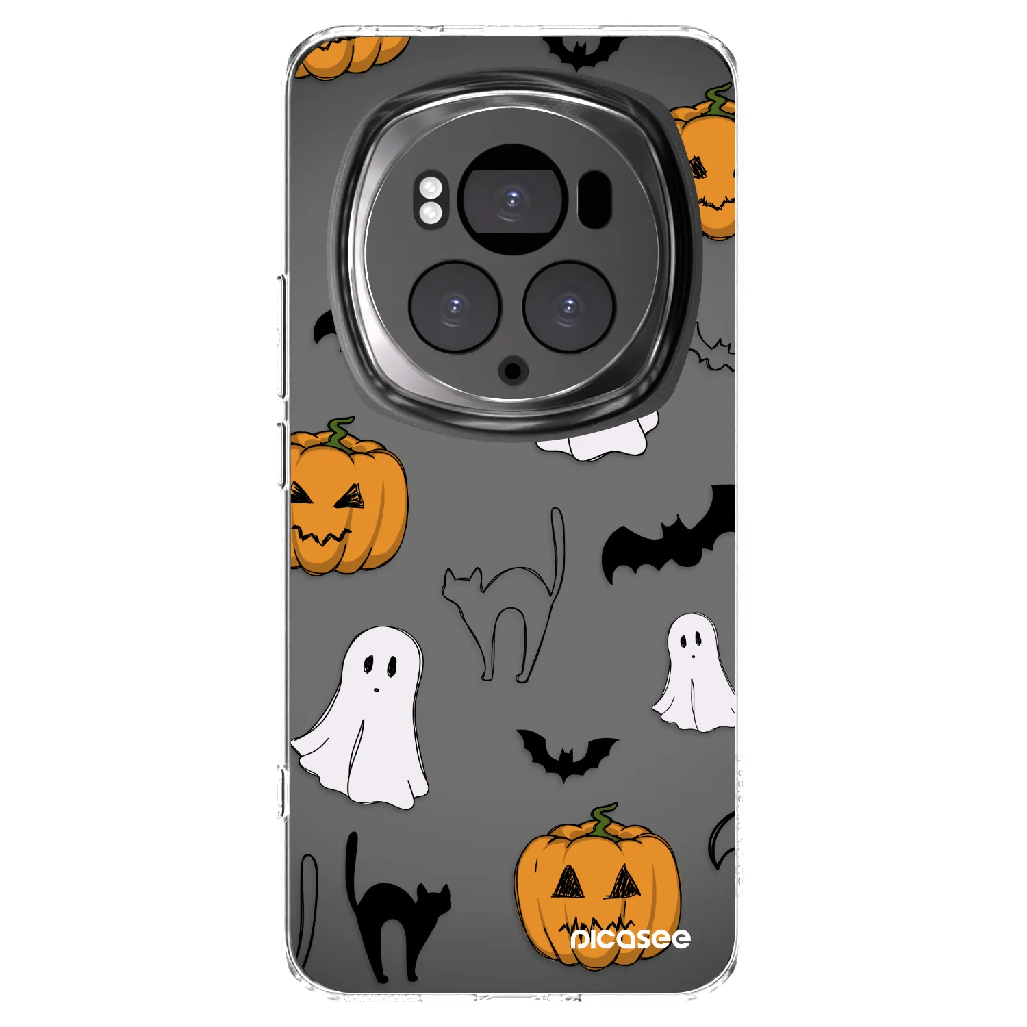 Picasee silikonski prozorni ovitek za Honor Magic6 Pro - Spooky crew