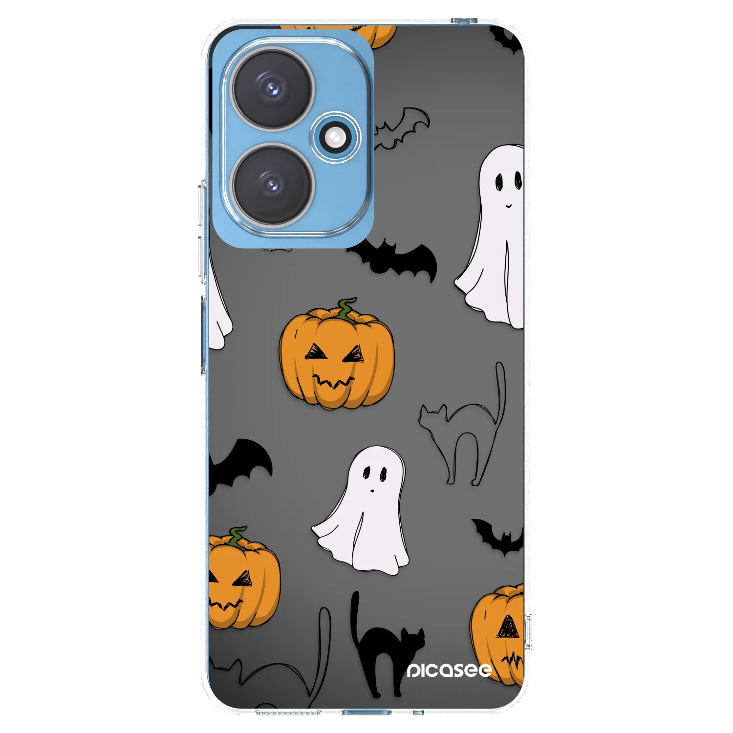 Picasee silikonski prozorni ovitek za Xiaomi Redmi 13C 5G - Spooky crew