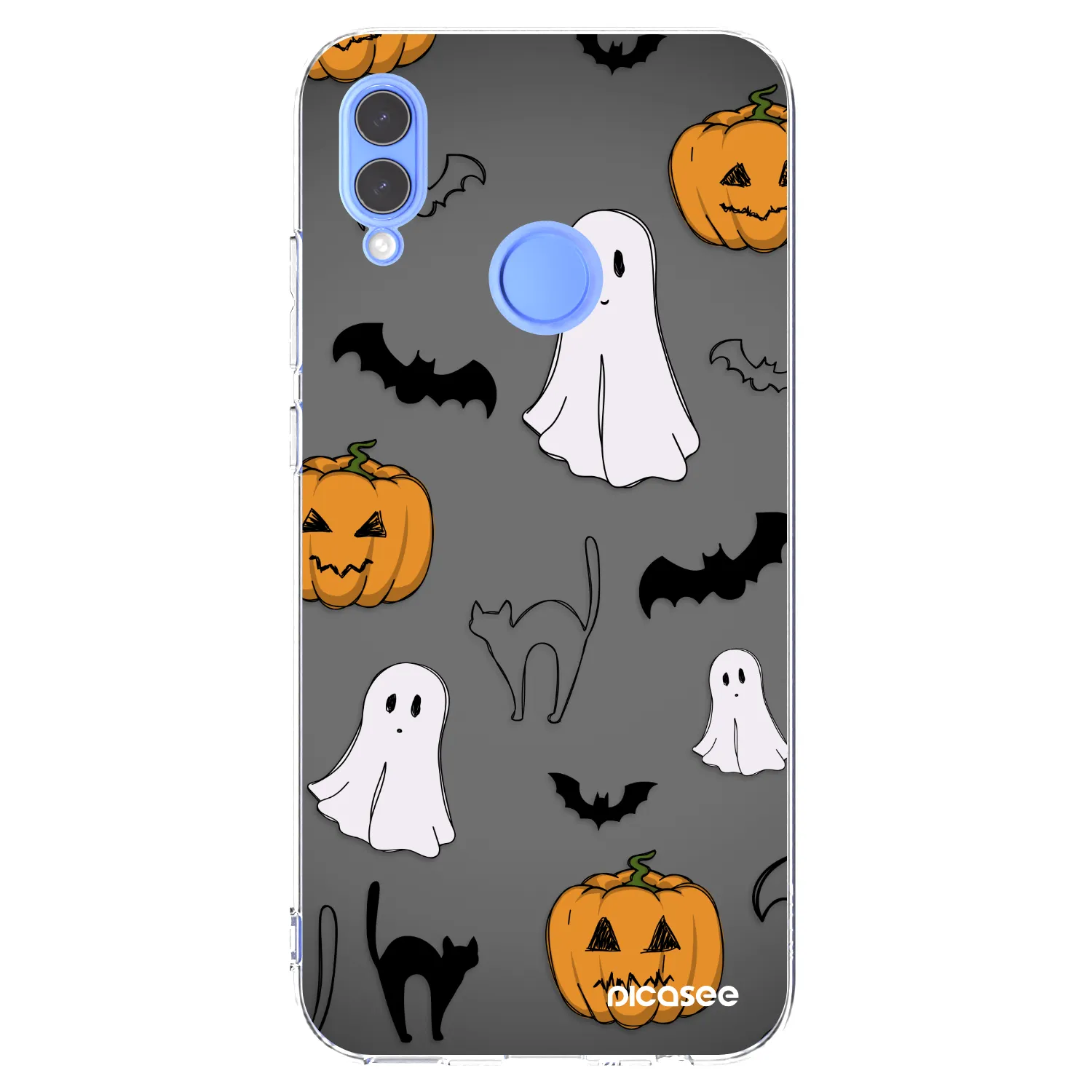 Picasee silikonski prozorni ovitek za Huawei P Smart 2019 - Spooky crew