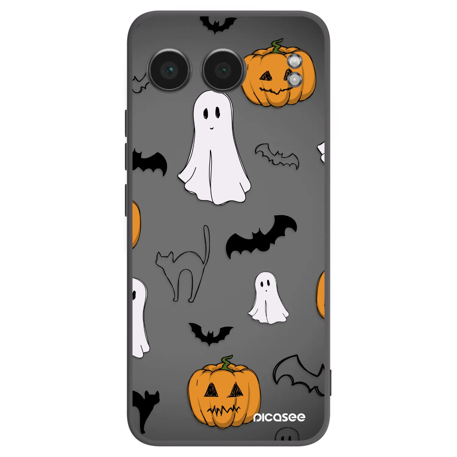 Picasee silikonski črni ovitek za OnePlus Nord 4 - Spooky crew
