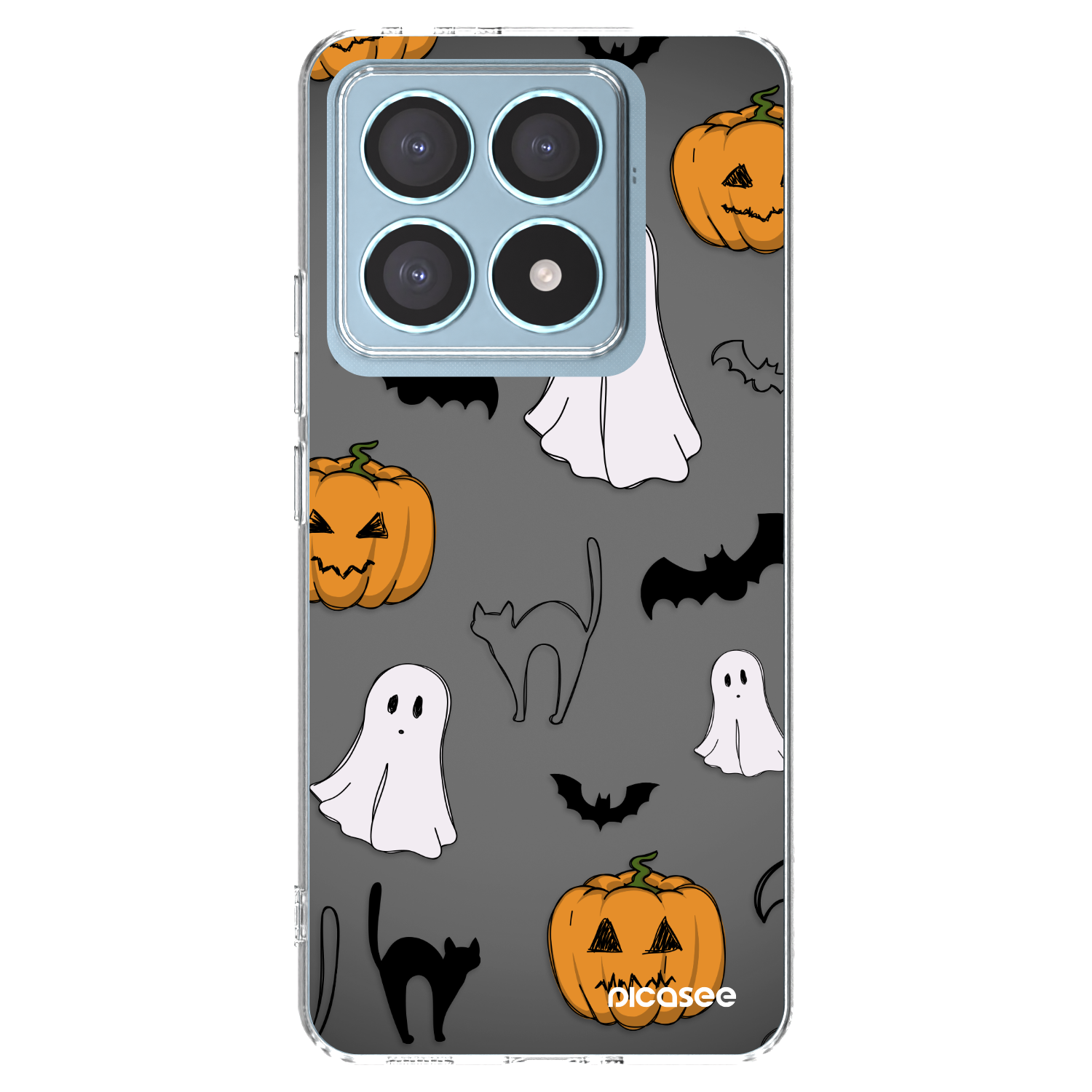 Picasee silikonski prozorni ovitek za Xiaomi 14T Pro - Spooky crew