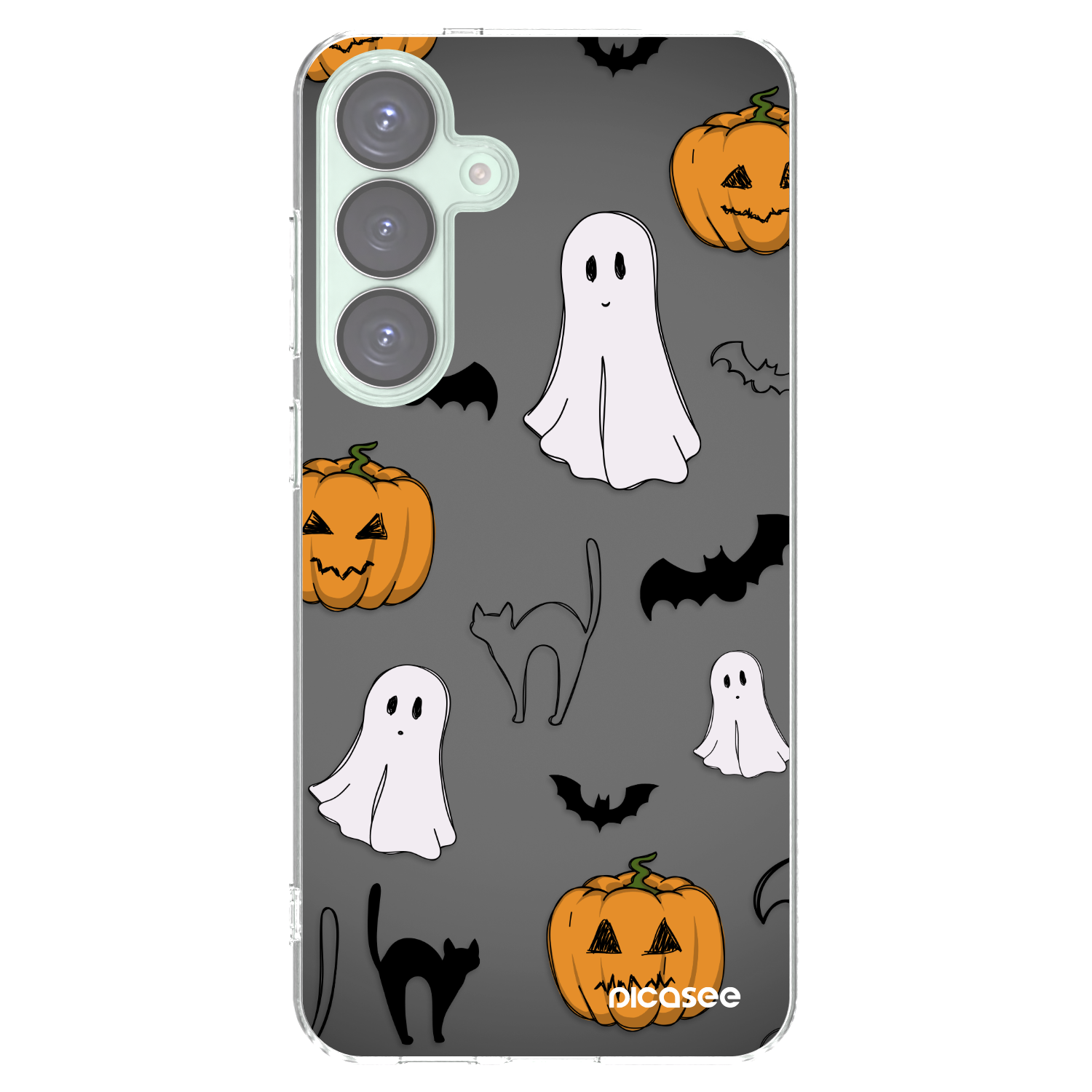 Picasee silikonski prozorni ovitek za Samsung Galaxy S25+ 5G - Spooky crew