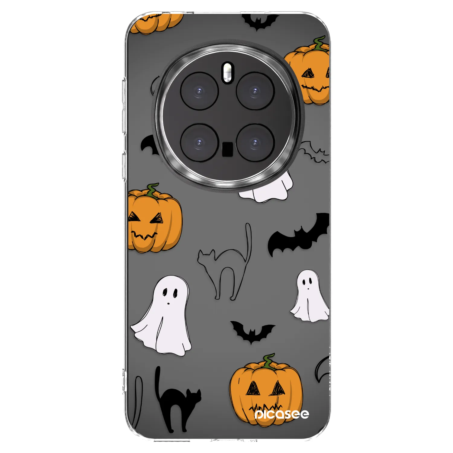Picasee silikonski prozorni ovitek za Honor Magic7 Pro 5G - Spooky crew