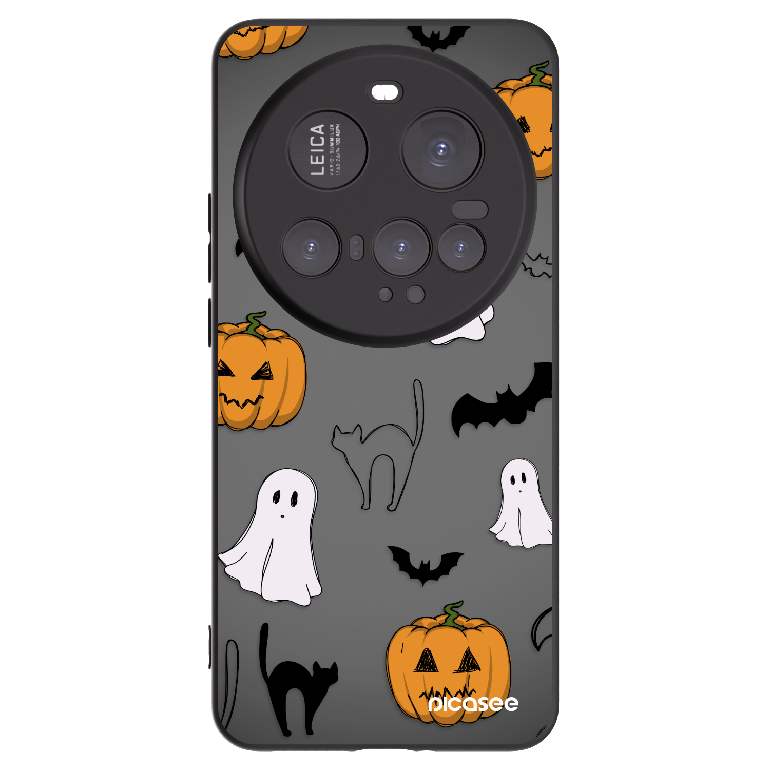 Picasee silikonski črni ovitek za Xiaomi 15 Ultra - Spooky crew