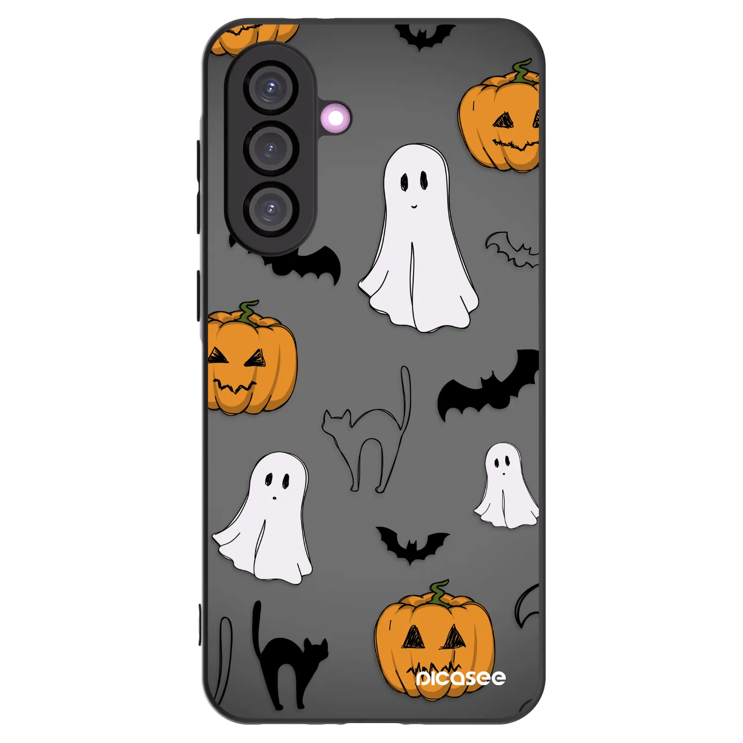 Picasee silikonski črni ovitek za Samsung Galaxy A56 5G A566B - Spooky crew