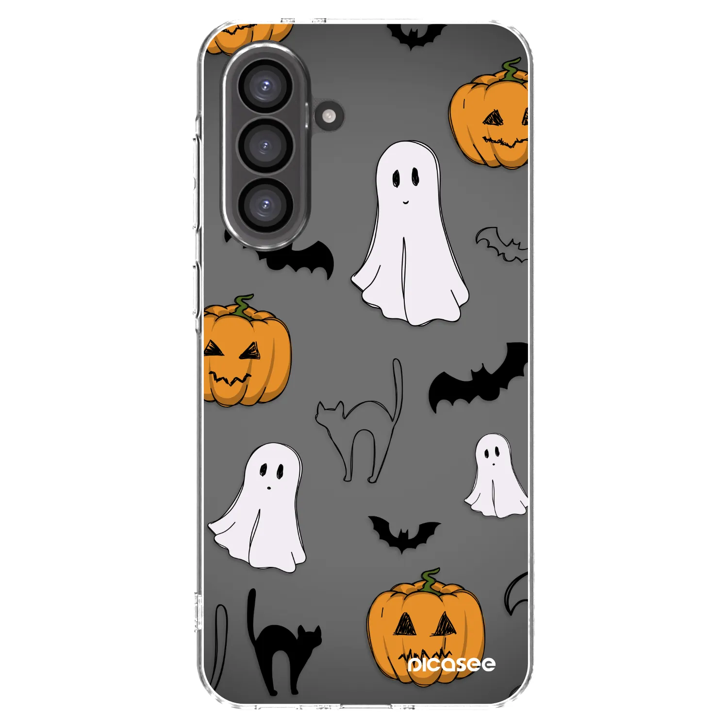 Picasee silikonski prozorni ovitek za Samsung Galaxy A56 5G A566B - Spooky crew