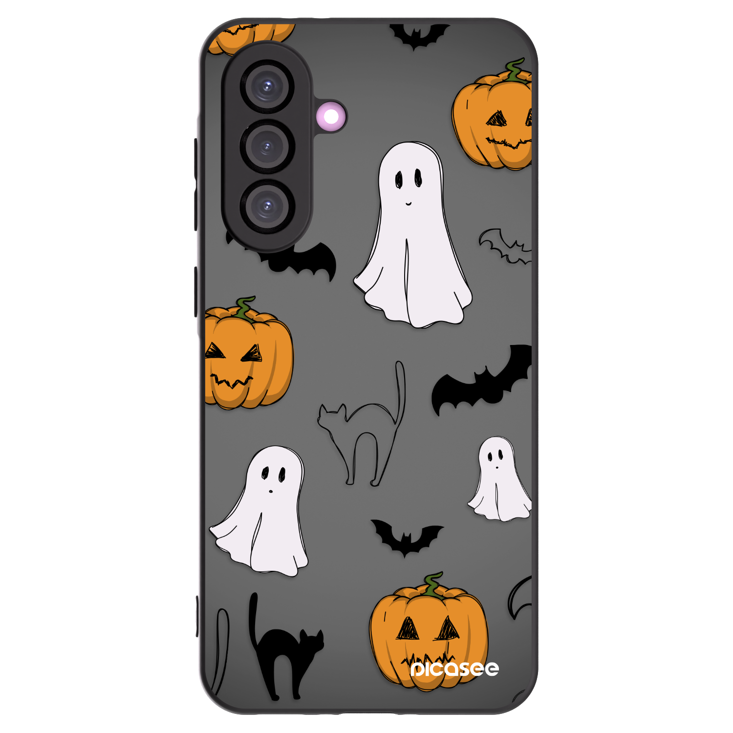 Picasee silikonski črni ovitek za Samsung Galaxy A36 5G - Spooky crew