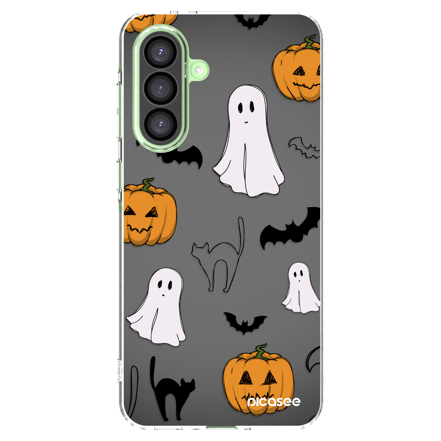 Picasee silikonski prozorni ovitek za Samsung Galaxy A26 5G A266B - Spooky crew