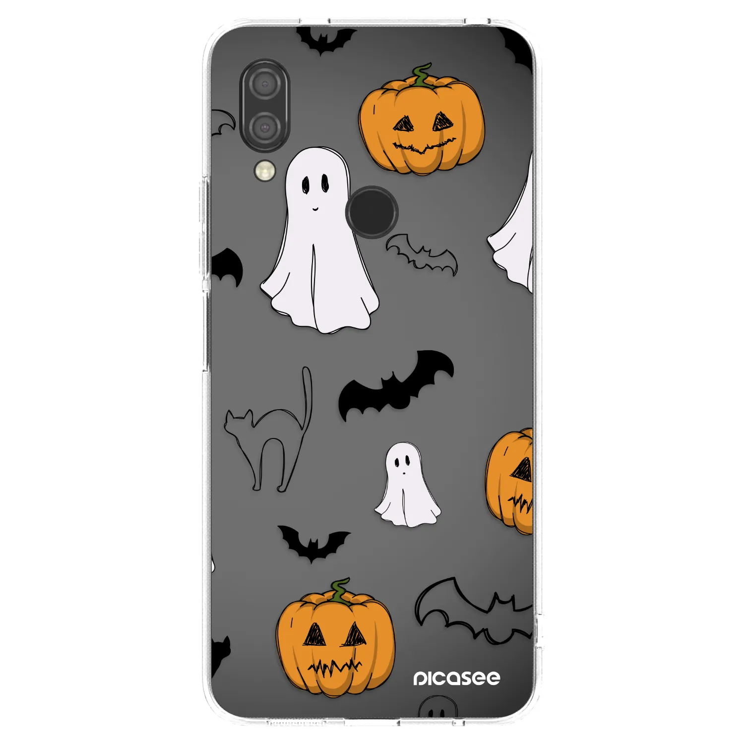 Picasee silikonski prozorni ovitek za Xiaomi Redmi 7 - Spooky crew