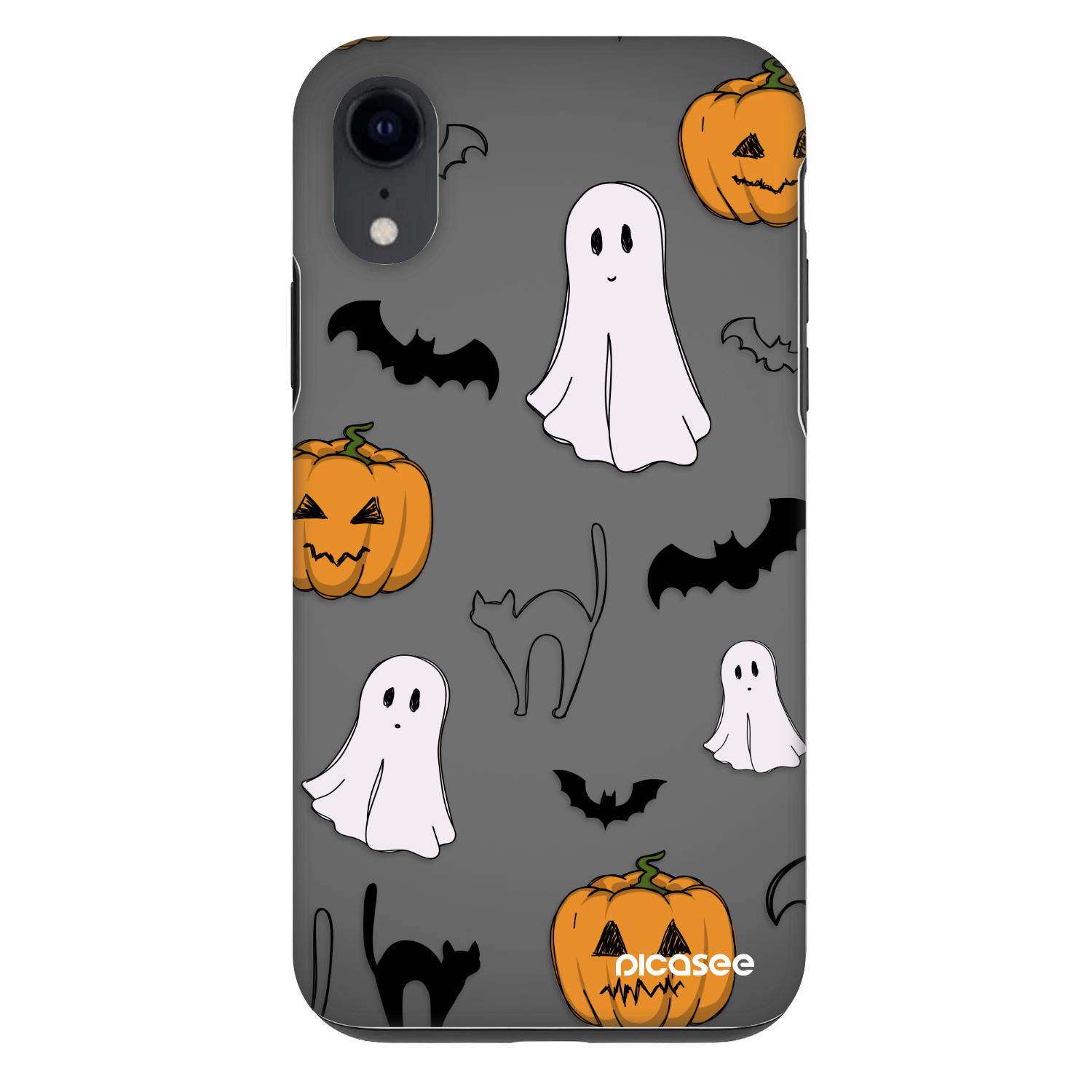 Picasee Fashion Case za Apple iPhone XR - Spooky crew