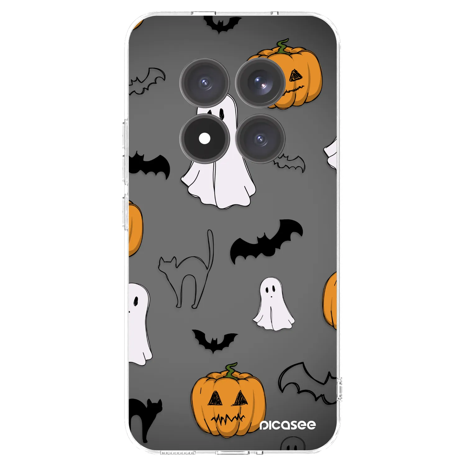 Picasee silikonski prozorni ovitek za Xiaomi Redmi Note 15 Pro+ - Spooky crew
