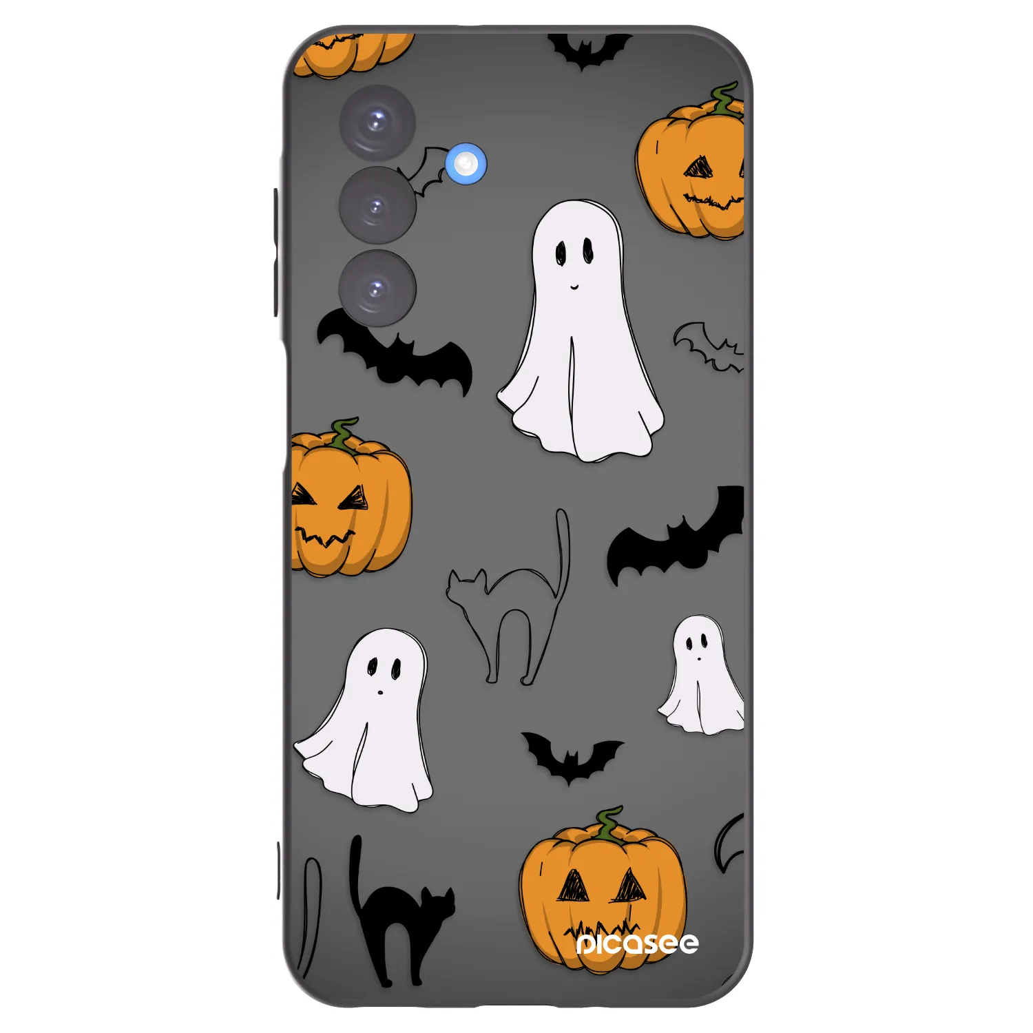 Picasee silikonski črni ovitek za Samsung Galaxy A17 5G - Spooky crew