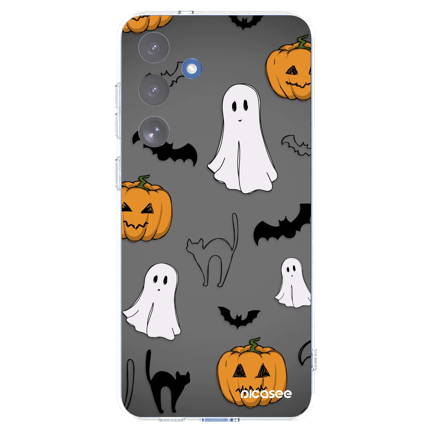 Picasee silikonski prozorni ovitek za Samsung Galaxy S25 FE 5G - Spooky crew