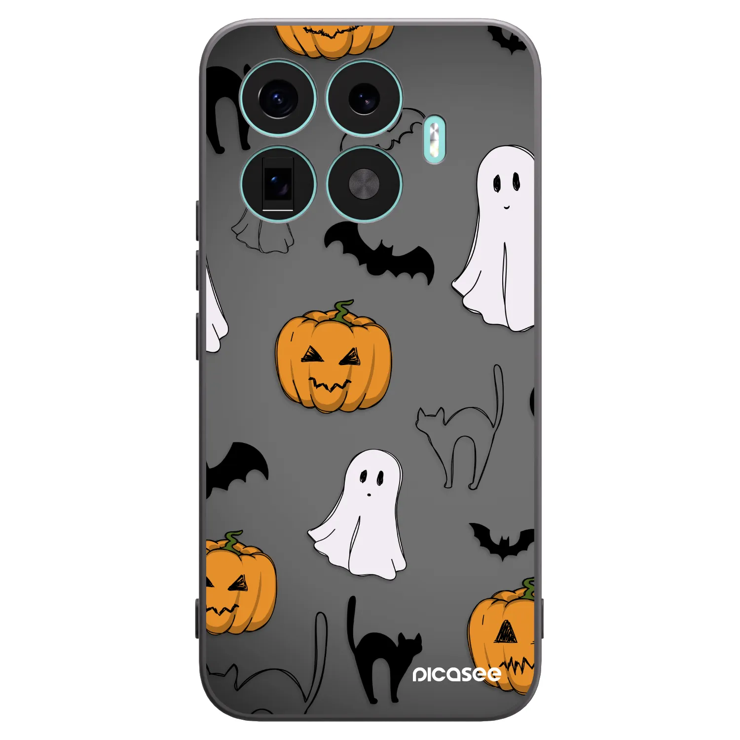 Picasee silikonski črni ovitek za Xiaomi 17T Pro - Spooky crew