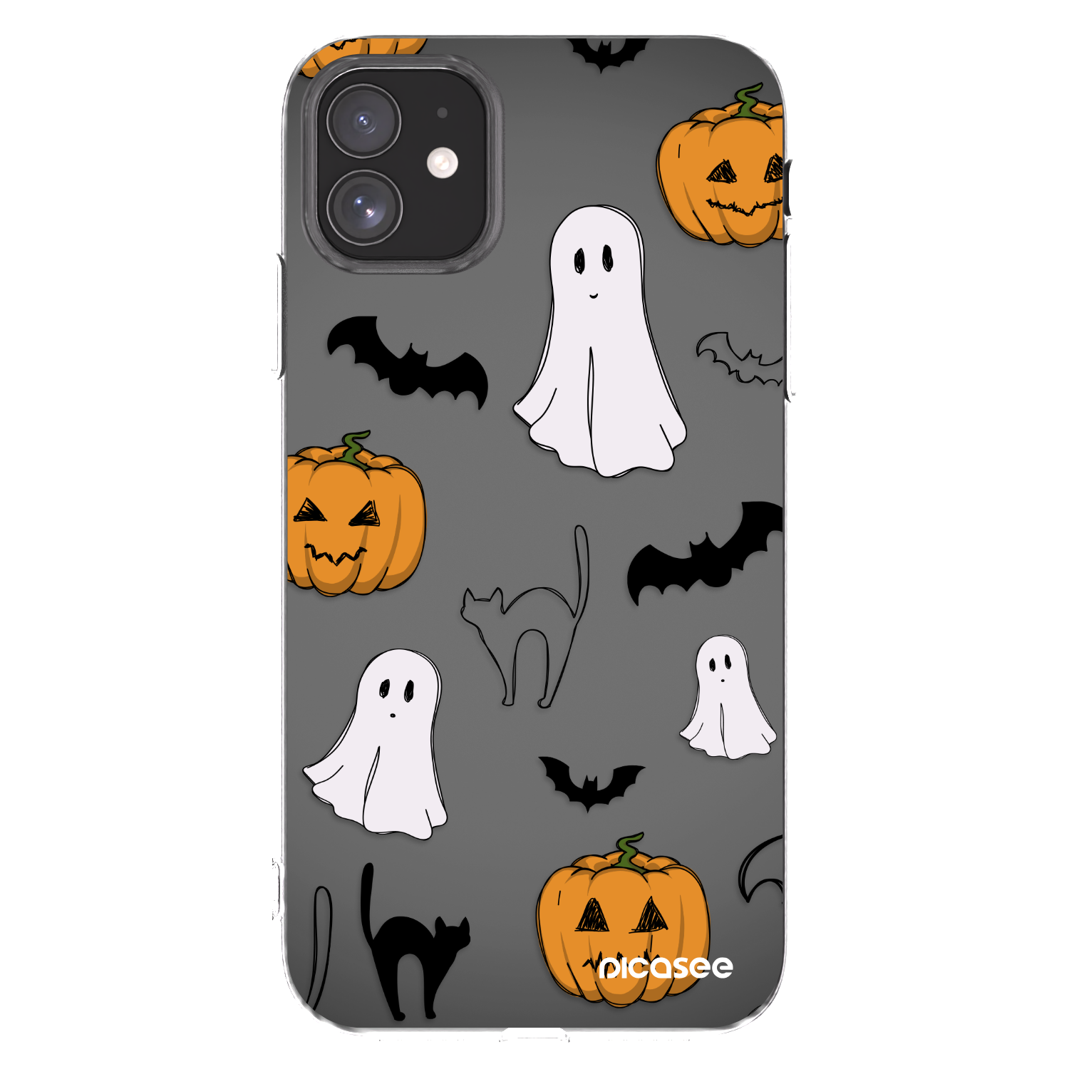 Picasee silikonski prozorni ovitek za Apple iPhone 11 - Spooky crew