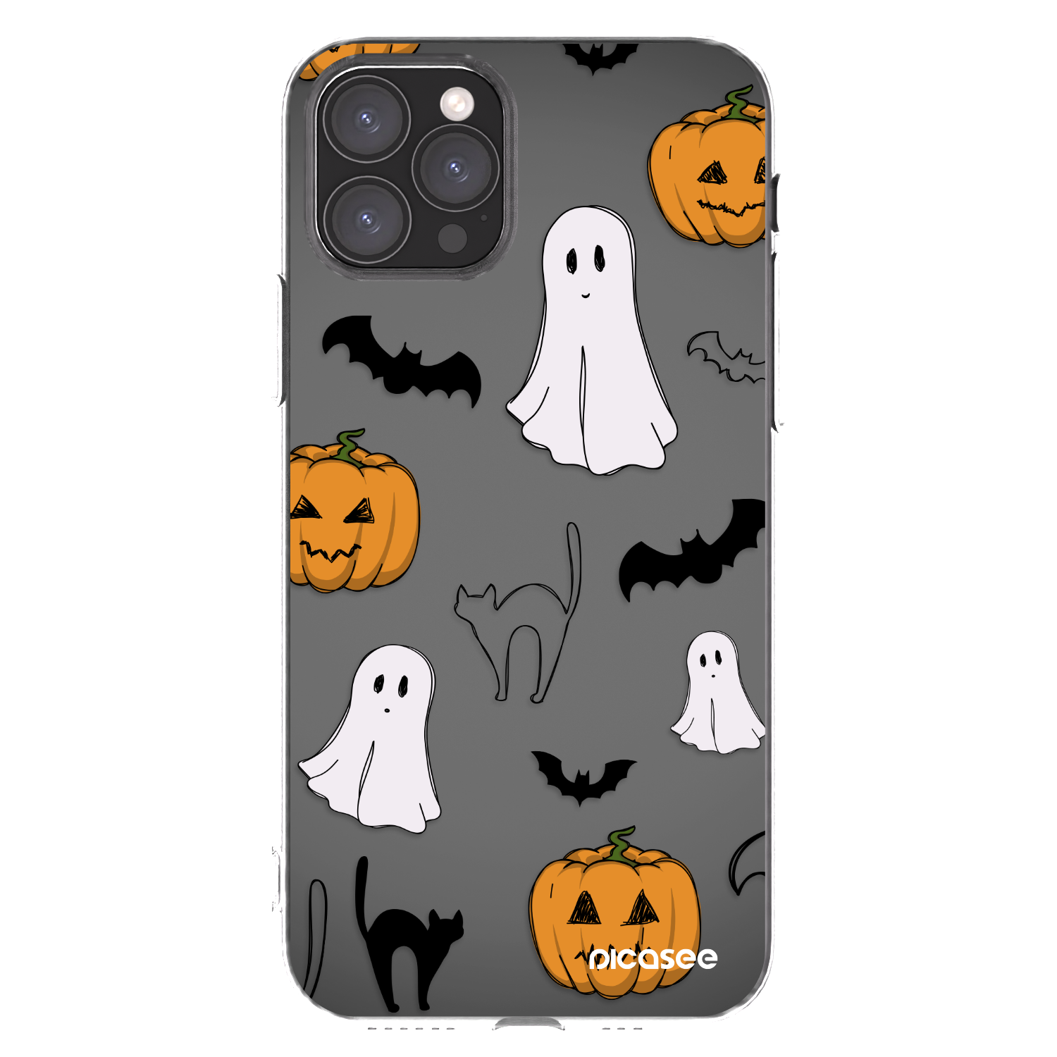 Picasee silikonski prozorni ovitek za Apple iPhone 11 Pro - Spooky crew