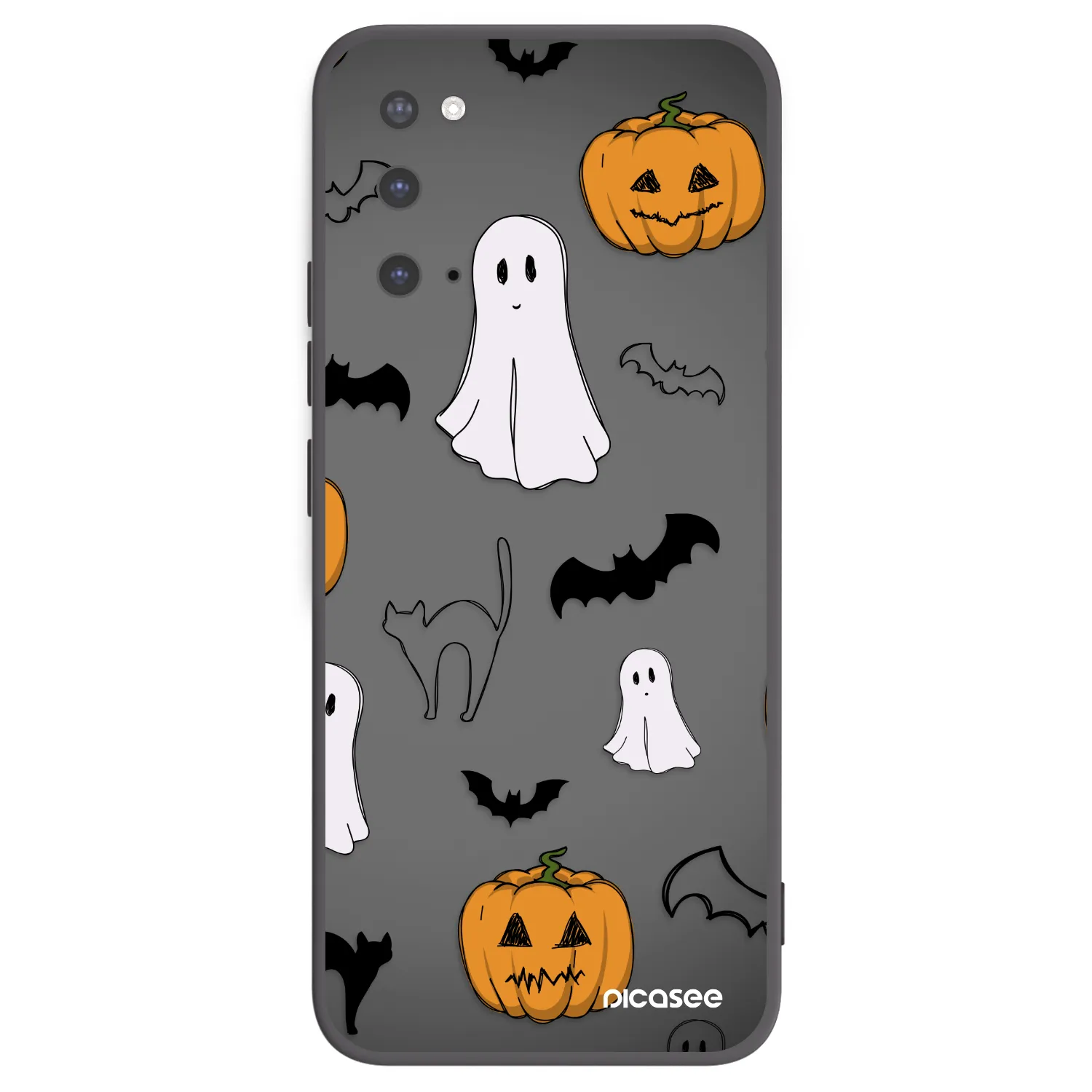 Picasee silikonski črni ovitek za Samsung Galaxy S20 G980F - Spooky crew