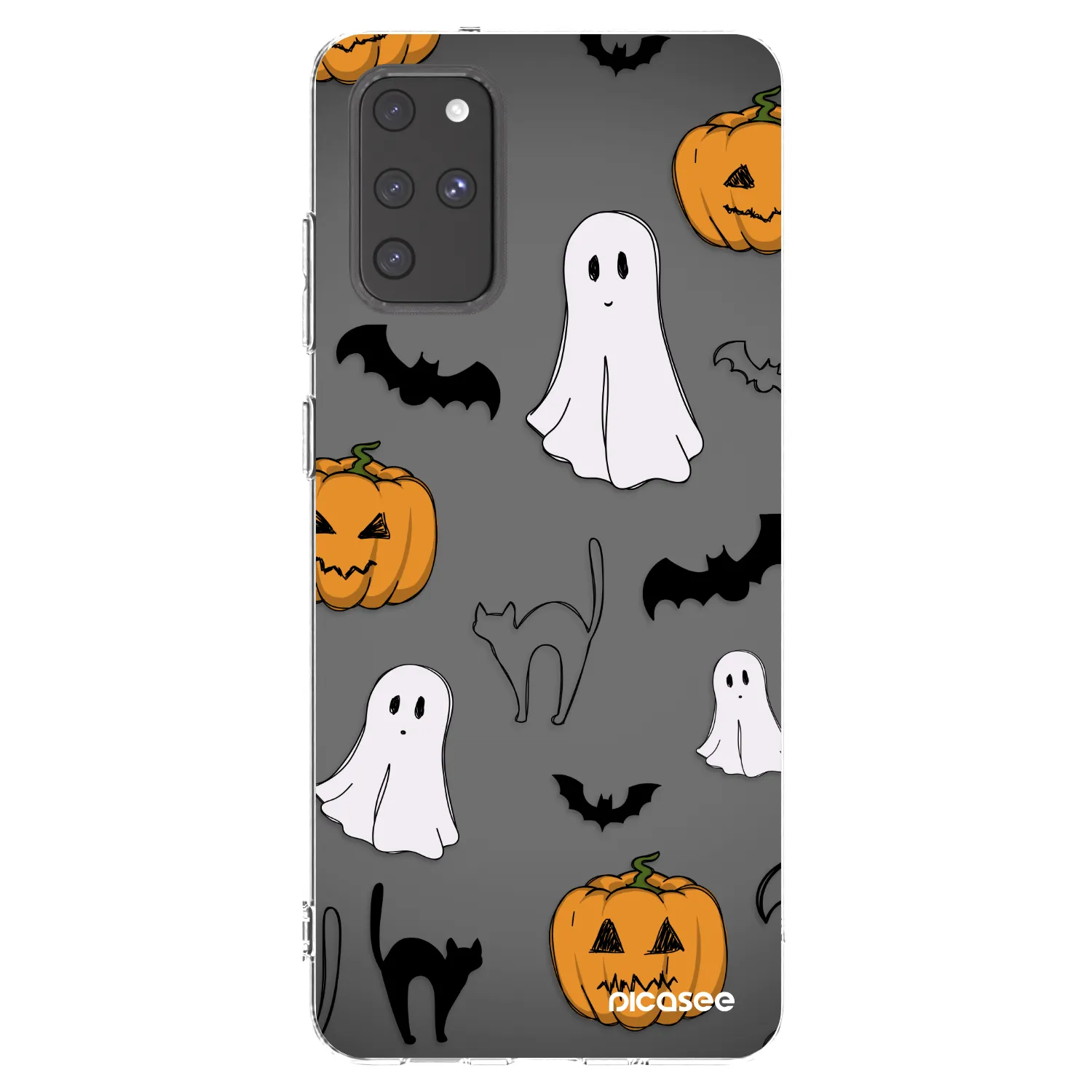 Picasee silikonski prozorni ovitek za Samsung Galaxy S20+ G985F - Spooky crew