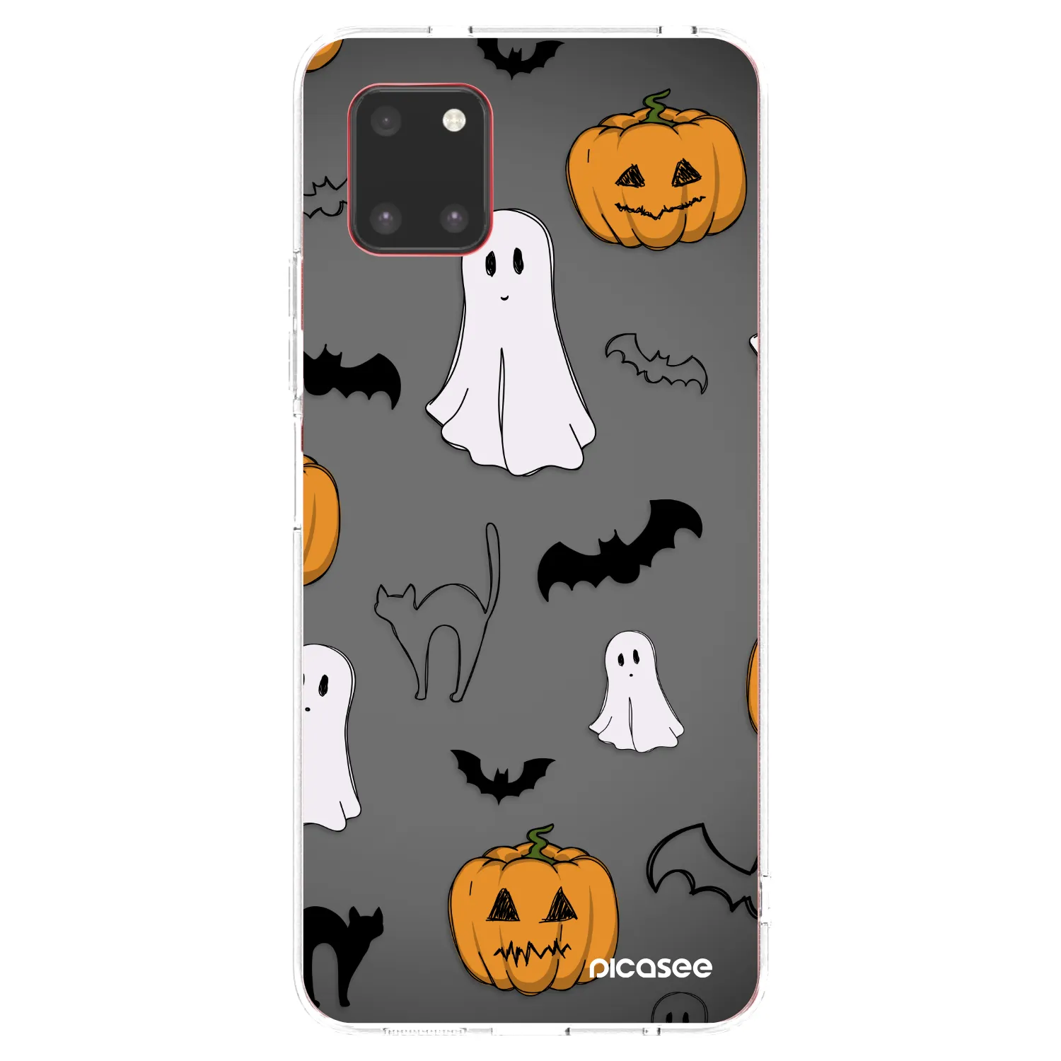 Picasee silikonski prozorni ovitek za Samsung Galaxy Note 10 Lite N770F - Spooky crew