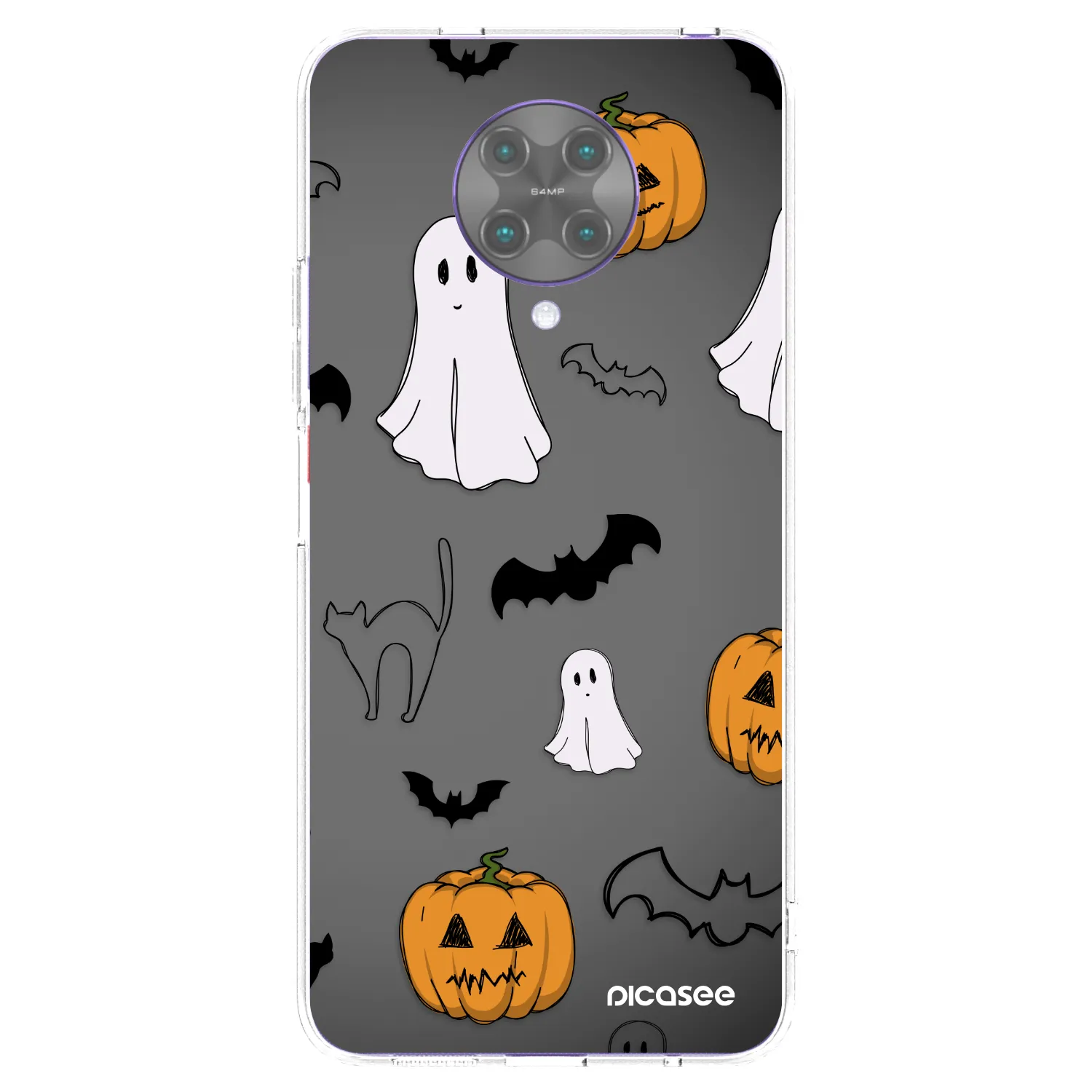Picasee silikonski prozorni ovitek za Xiaomi Poco F2 Pro - Spooky crew