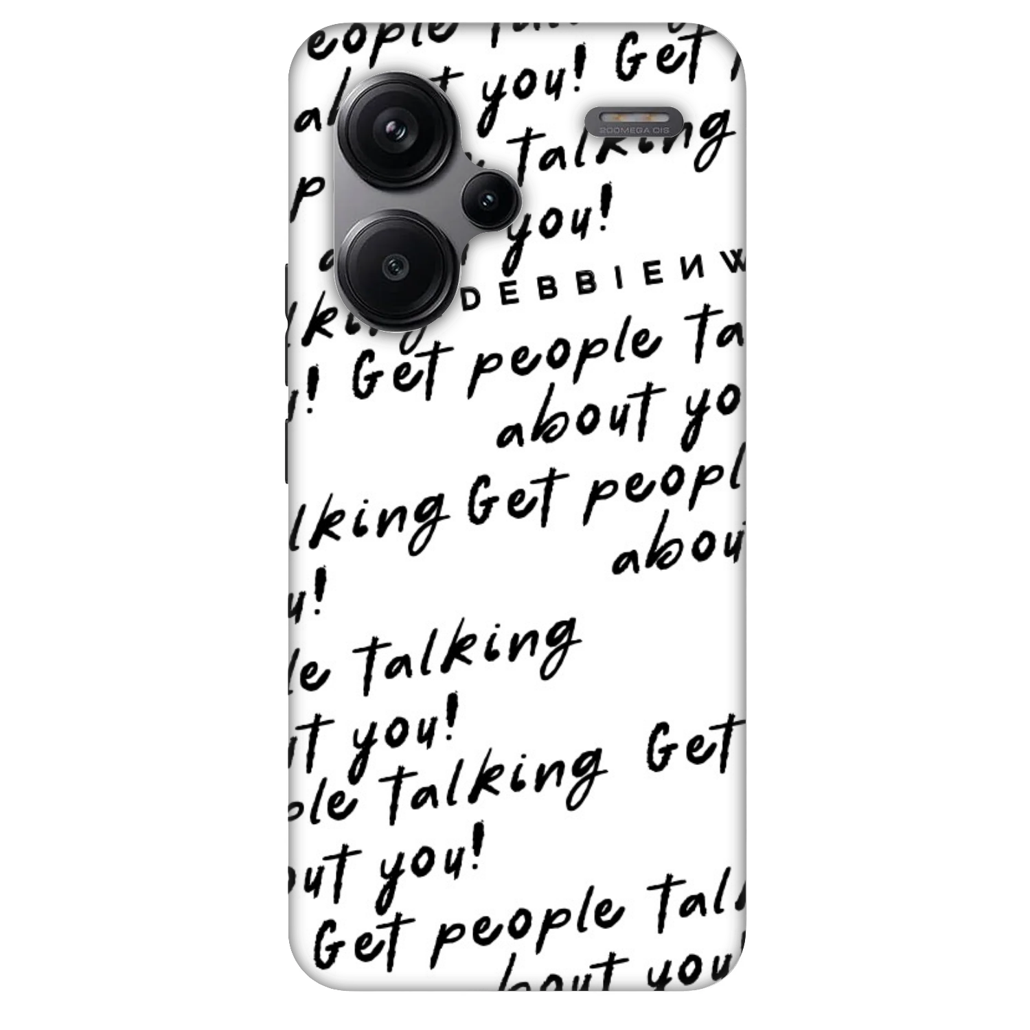 Picasee Fashion Case za Xiaomi Redmi Note 13 Pro+ 5G - GET PEOPLE TALK ABOUT YOU