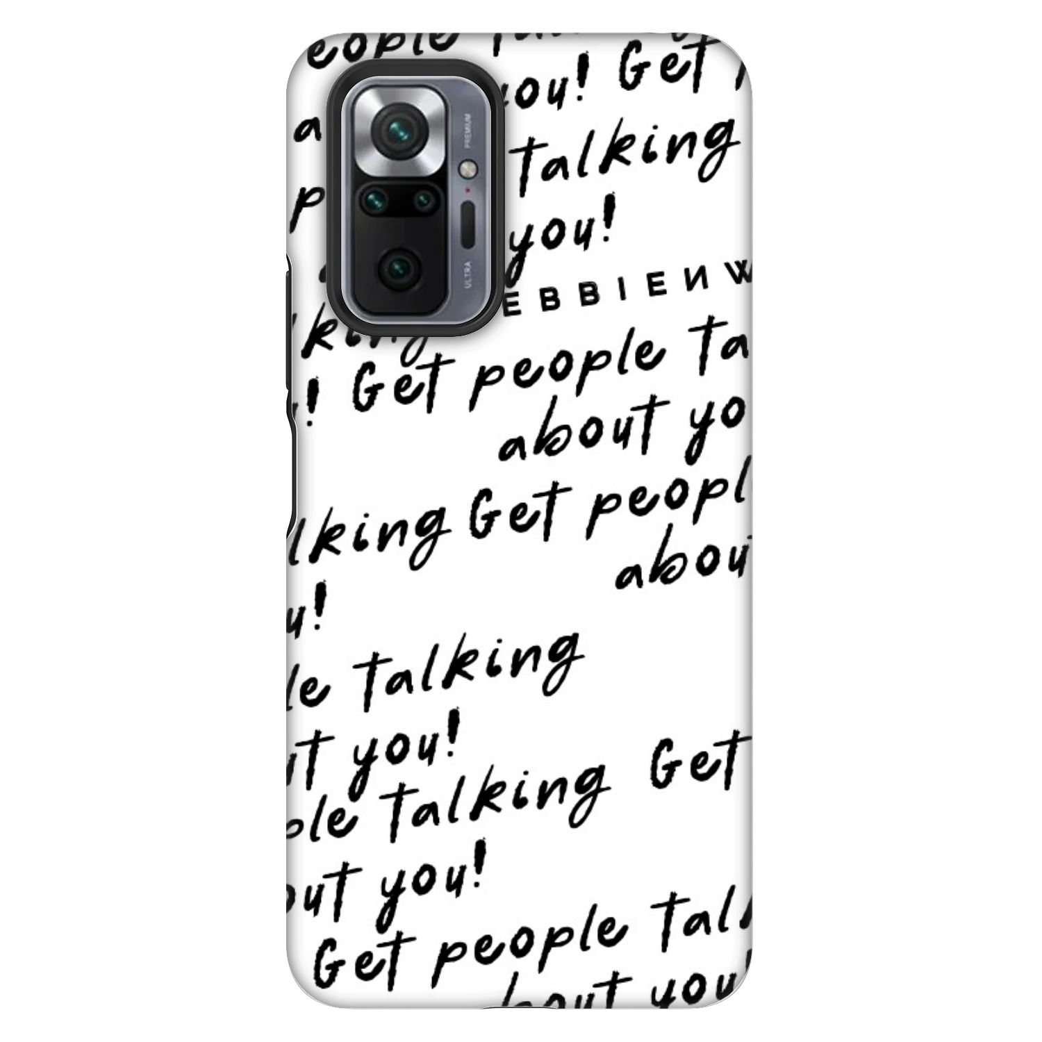 Picasee Fashion Case za Xiaomi Redmi Note 10 Pro - GET PEOPLE TALK ABOUT YOU