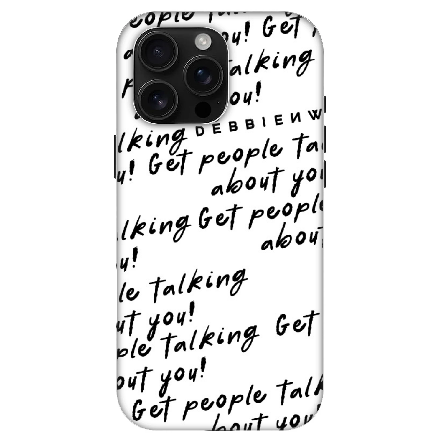 Picasee Fashion Case MagSafe za Apple iPhone 16 Pro Max - GET PEOPLE TALK ABOUT YOU