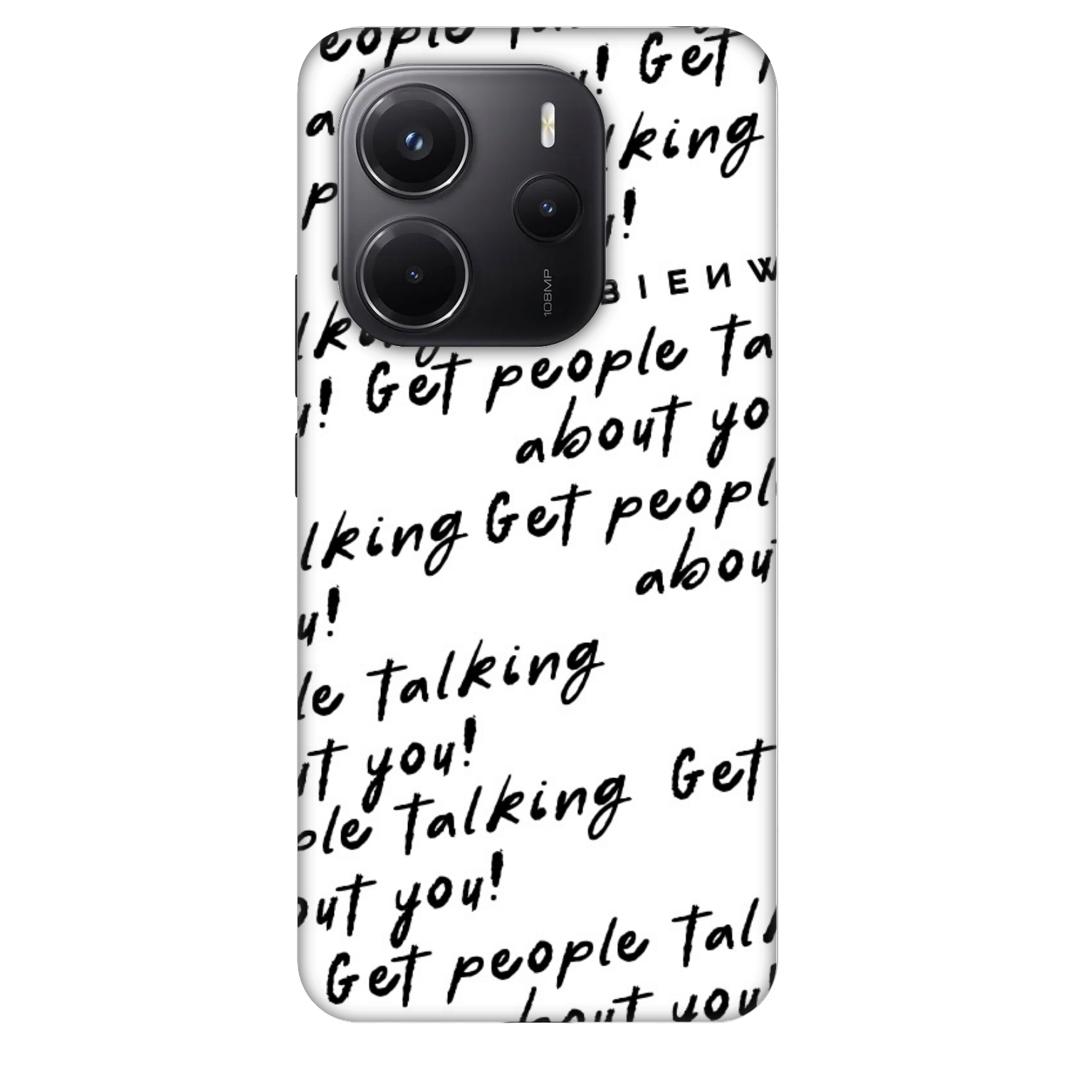 Picasee Fashion Case za Xiaomi Redmi Note 14 4G - GET PEOPLE TALK ABOUT YOU