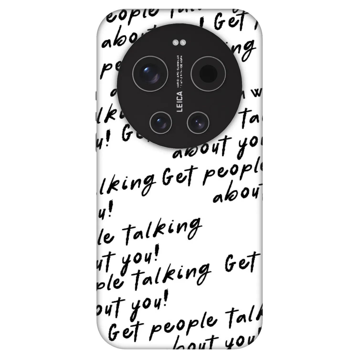 Picasee Fashion Case za Xiaomi 17 Ultra - GET PEOPLE TALK ABOUT YOU