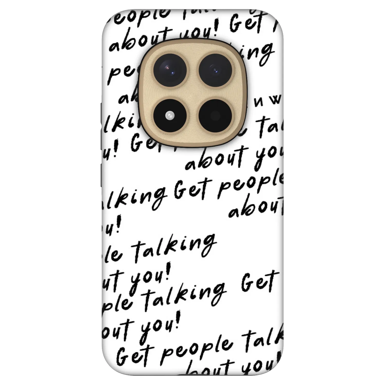 Picasee Fashion Case za Xiaomi Redmi Note 15 Pro+ - GET PEOPLE TALK ABOUT YOU