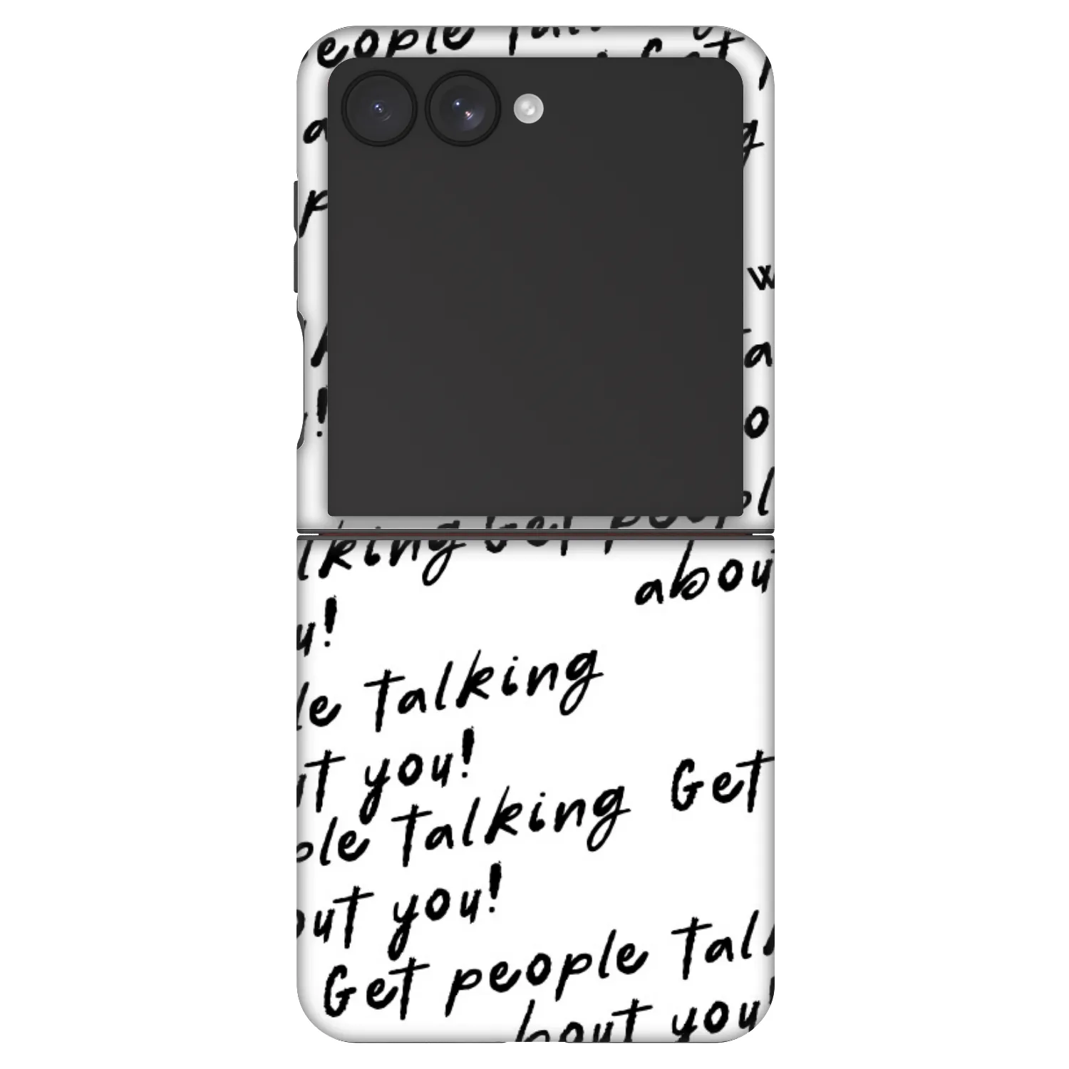 Picasee Fashion Case za Samsung Galaxy Z Flip7 5G - GET PEOPLE TALK ABOUT YOU