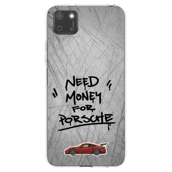 Picasee silikonski prozorni ovitek za Huawei Y5P - Grey Drift