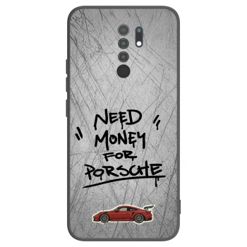 Picasee silikonski črni ovitek za Xiaomi Redmi 9 - Grey Drift
