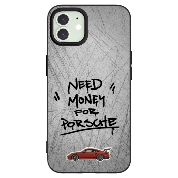 Picasee silikonski črni ovitek za Apple iPhone 12 - Grey Drift