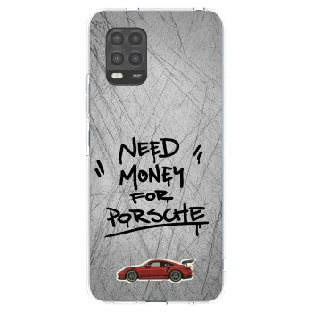 Picasee silikonski prozorni ovitek za Xiaomi Mi 10 Lite - Grey Drift