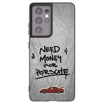 Picasee silikonski črni ovitek za Samsung Galaxy S21 Ultra 5G G998B - Grey Drift