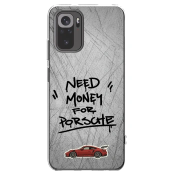 Picasee silikonski prozorni ovitek za Xiaomi Redmi Note 10 - Grey Drift