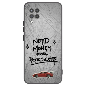 Picasee silikonski črni ovitek za Samsung Galaxy A42 A426B - Grey Drift