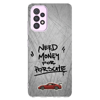 Picasee silikonski prozorni ovitek za Samsung Galaxy A32 5G A326B - Grey Drift