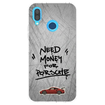 Picasee silikonski prozorni ovitek za Huawei P20 Lite - Grey Drift