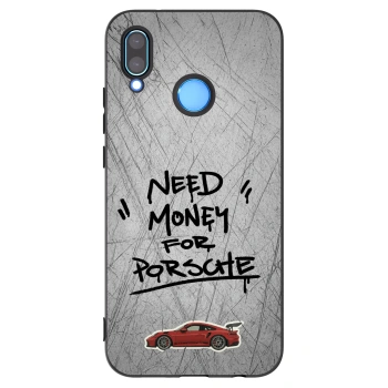 Picasee silikonski črni ovitek za Huawei P20 Lite - Grey Drift