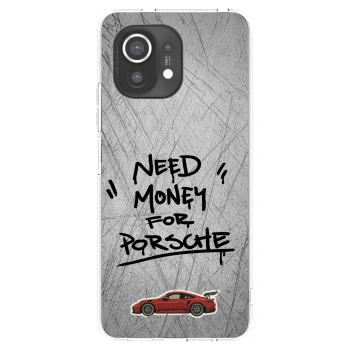Picasee silikonski prozorni ovitek za Xiaomi Mi 11 - Grey Drift
