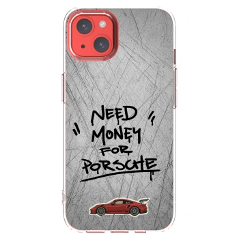 Picasee silikonski prozorni ovitek za Apple iPhone 13 - Grey Drift