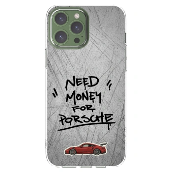 Picasee silikonski prozorni ovitek za Apple iPhone 13 Pro Max - Grey Drift