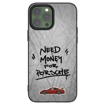 Picasee silikonski črni ovitek za Apple iPhone 13 Pro Max - Grey Drift