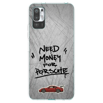 Picasee silikonski prozorni ovitek za Xiaomi Redmi Note 10 5G - Grey Drift