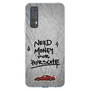 Picasee silikonski prozorni ovitek za Realme 7 - Grey Drift